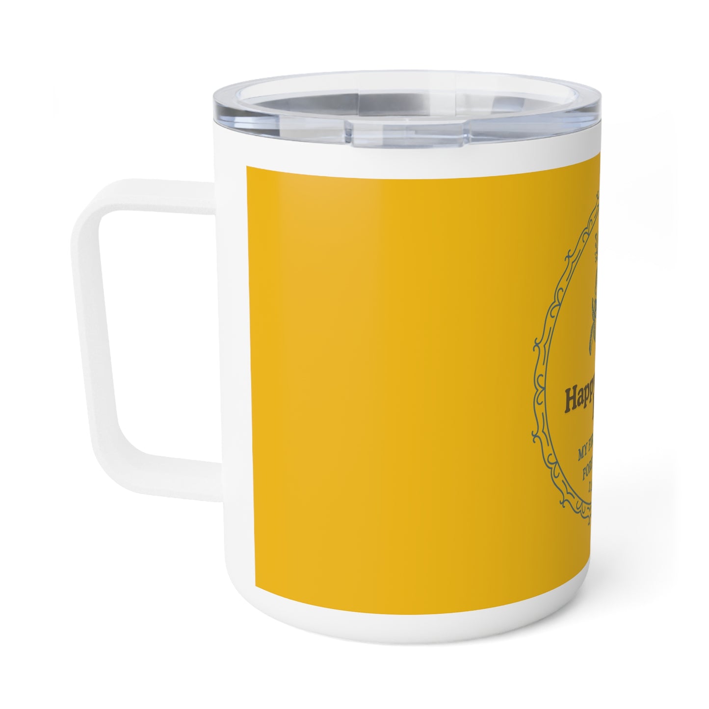 Mom Birthday Gift Insulated Coffee Mug, 10oz - Personalized Ceramic Drinkware, Mother's Day Present, Customizable Tea Cup, Unique Kitchen