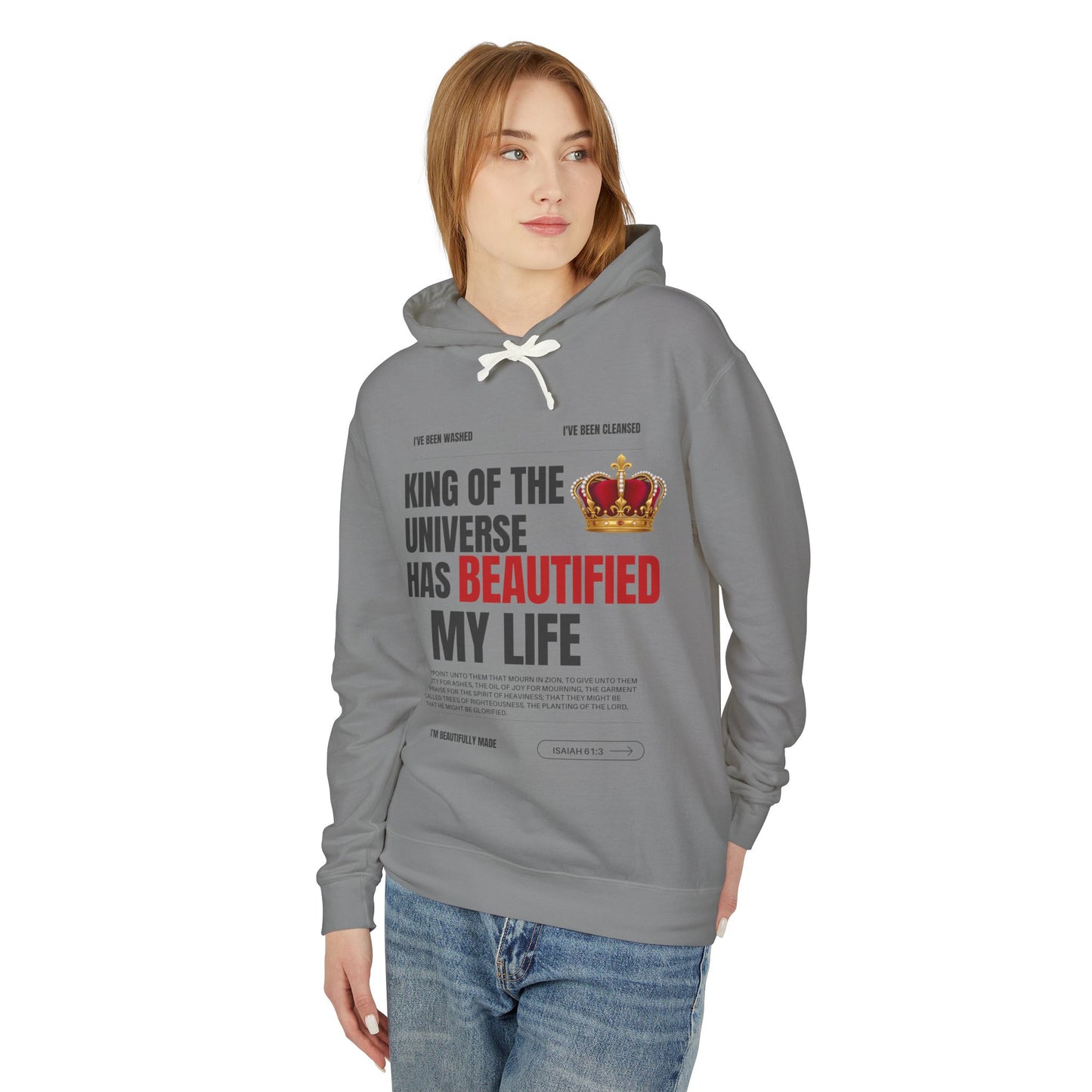 Unisex Hooded Sweatshirt - "King of the Universe" - Inspirational Gift