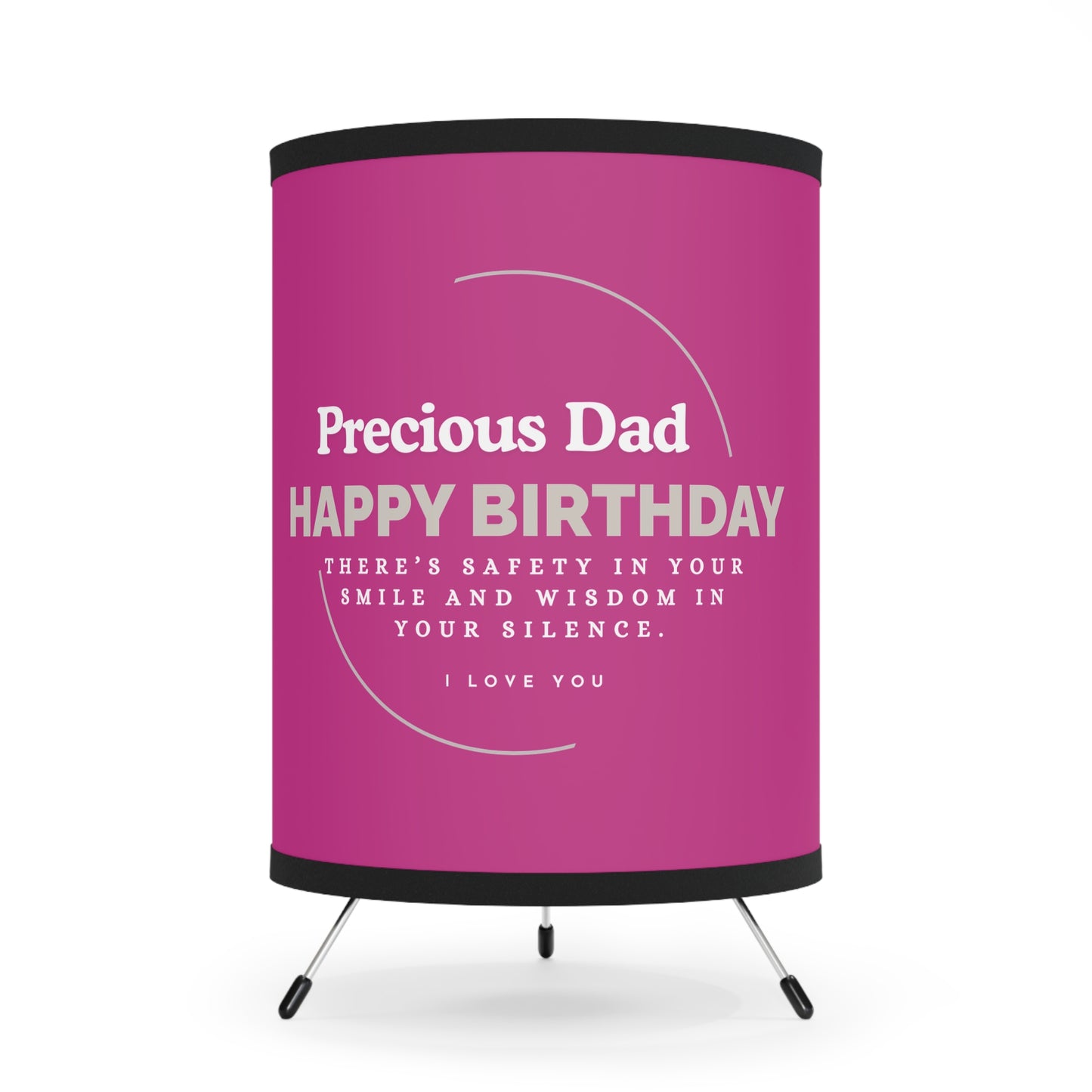 Table Lamp - Birthday Gift for Dad, High-Res Printed Shade, US\