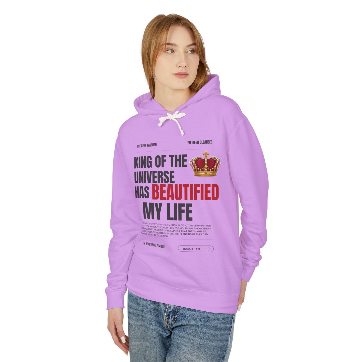 Unisex Hooded Sweatshirt - "King of the Universe" - Inspirational Gift