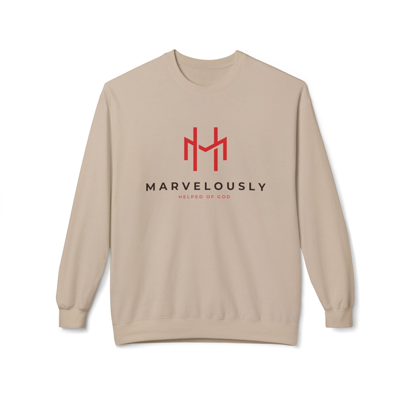 Marvelously Helped of God Christian Sweatshirt, Religious Clothing, Faith