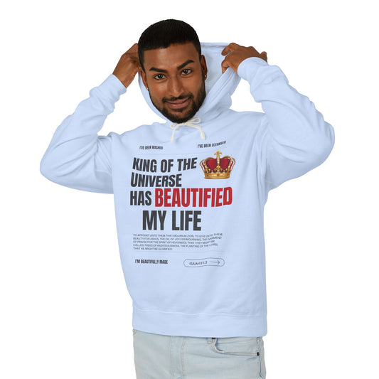Unisex Hooded Sweatshirt - "King of the Universe" - Inspirational Gift