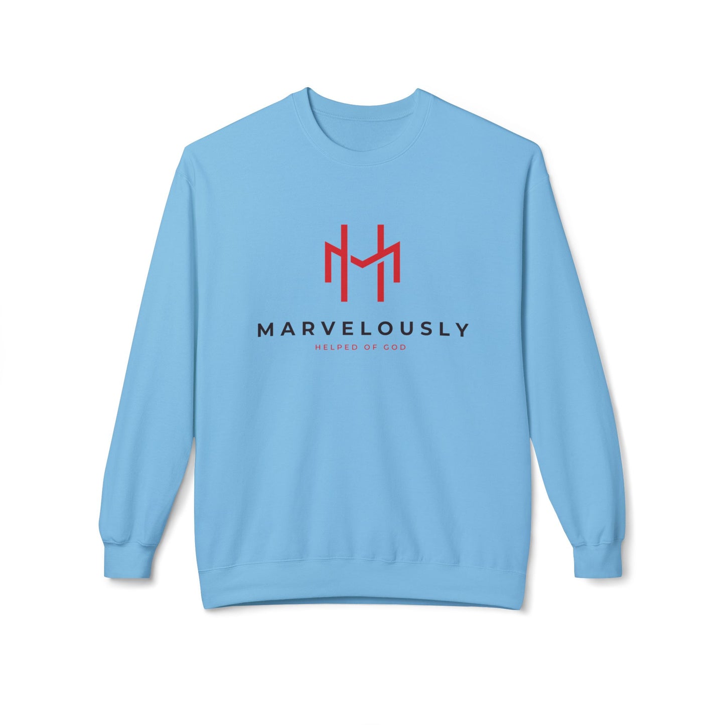 Marvelously Helped of God Christian Sweatshirt, Religious Clothing, Faith