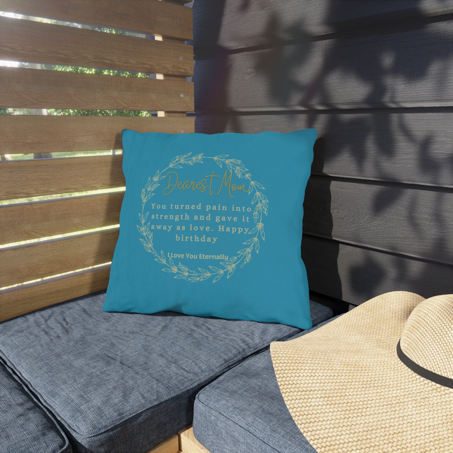 Birthday Gift for Mom - "Best Mom in the World" – Heartwarming Decorative Pillow Gift