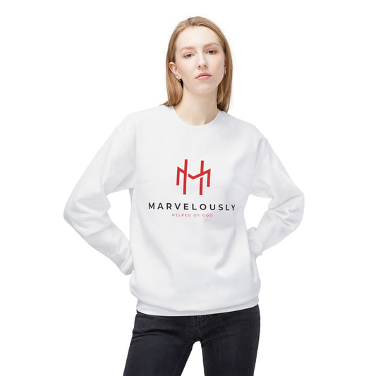 Marvelously Helped of God Christian Sweatshirt, Religious Clothing, Faith