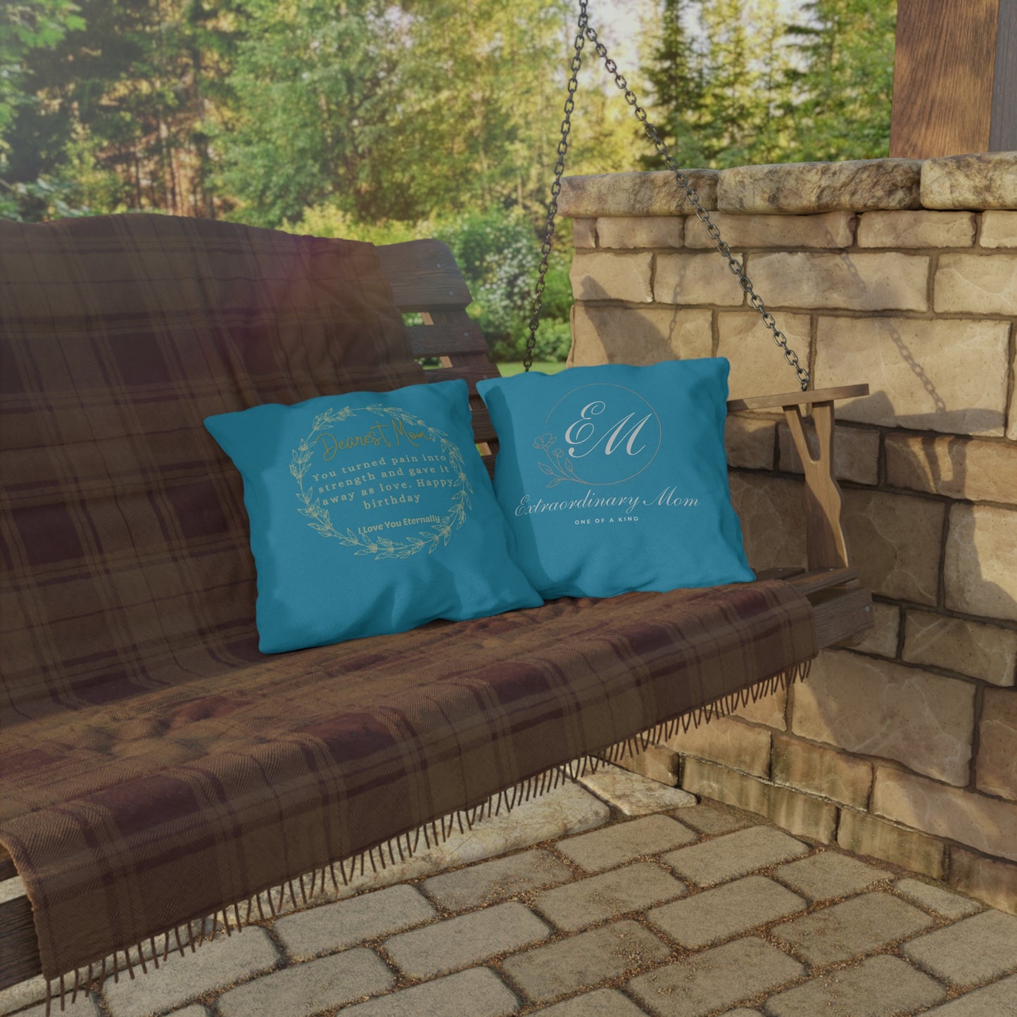 Birthday Gift for Mom - "Best Mom in the World" – Heartwarming Decorative Pillow Gift