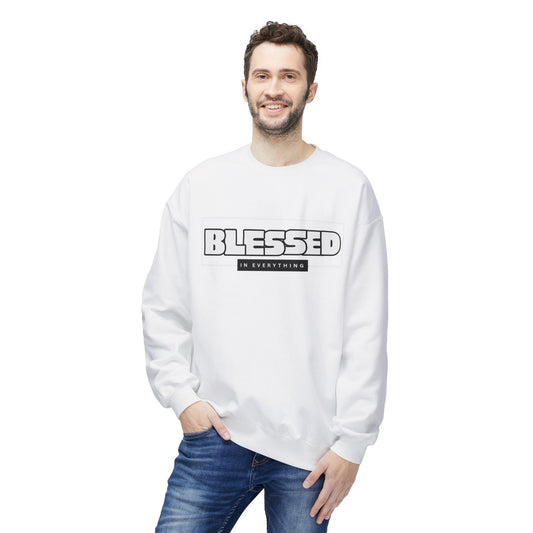 Blessed Sweatshirt, Christian Religious Clothing, Comfortable Apparel,