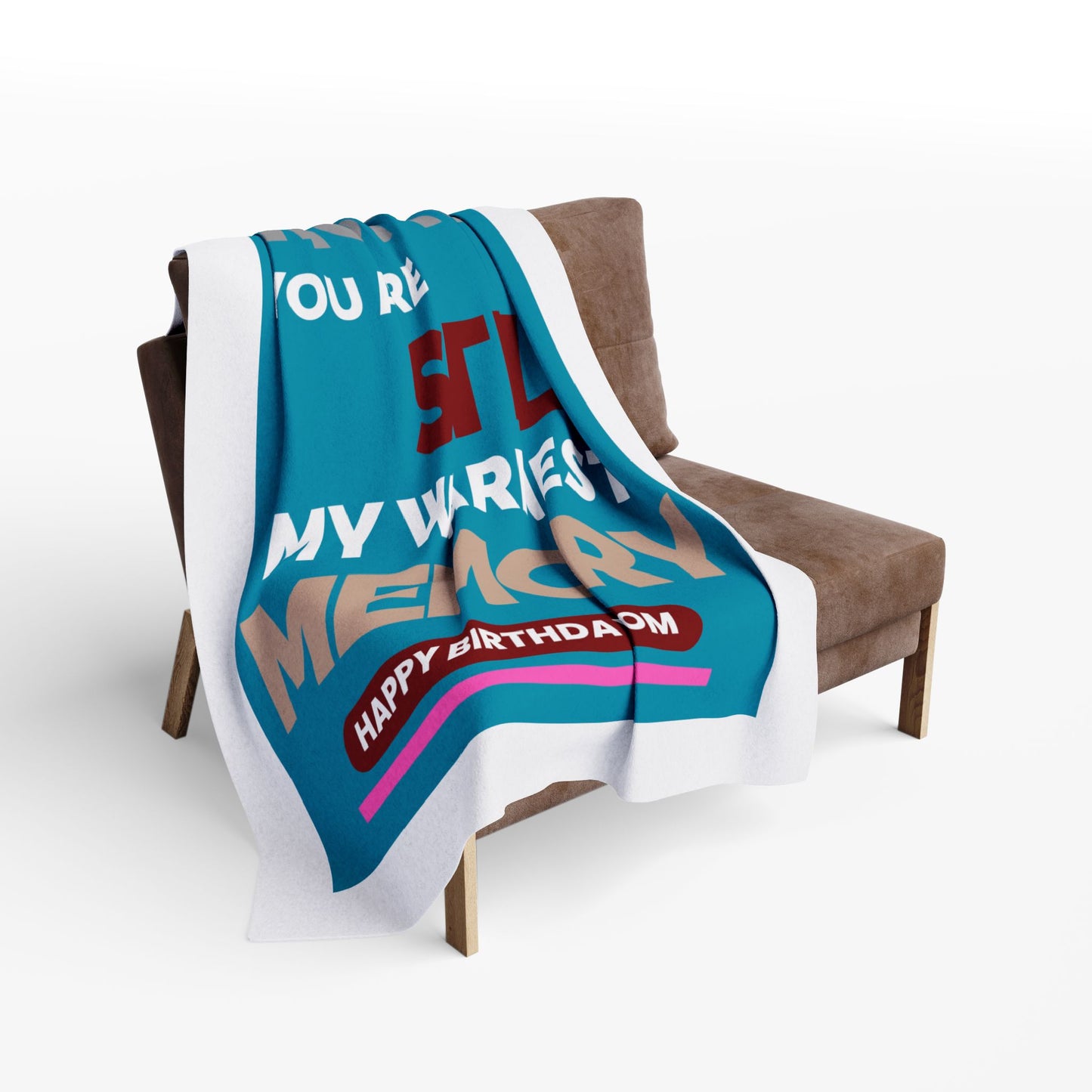 Mom's Birthday Gift, Fleece Blanket, Gift for Her, Cozy Throw Blanket, Winter