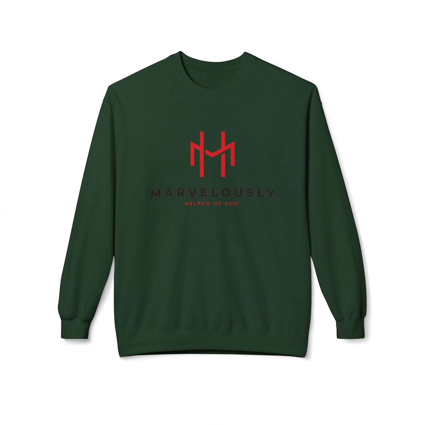 Marvelously Helped of God Christian Sweatshirt, Religious Clothing, Faith