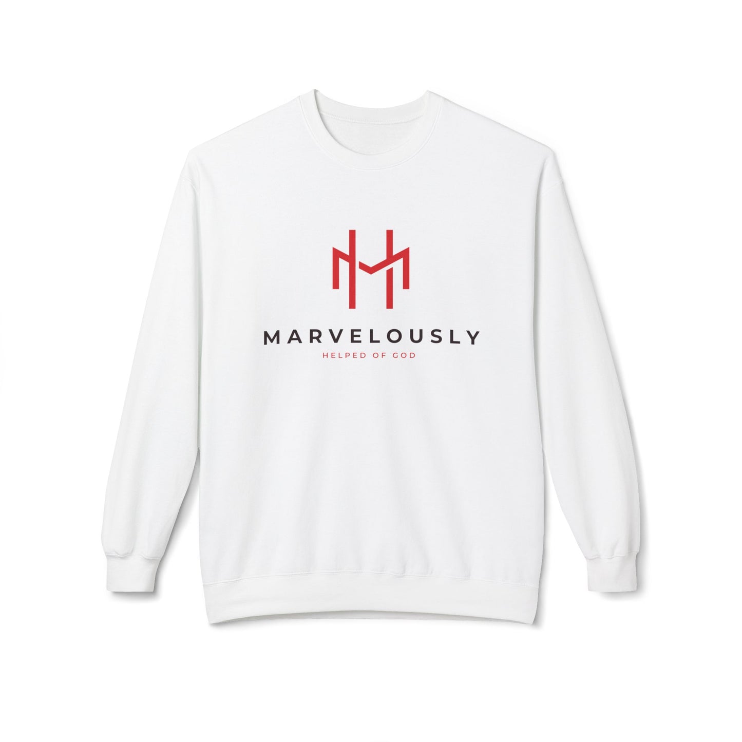 Marvelously Helped of God Christian Sweatshirt, Religious Clothing, Faith
