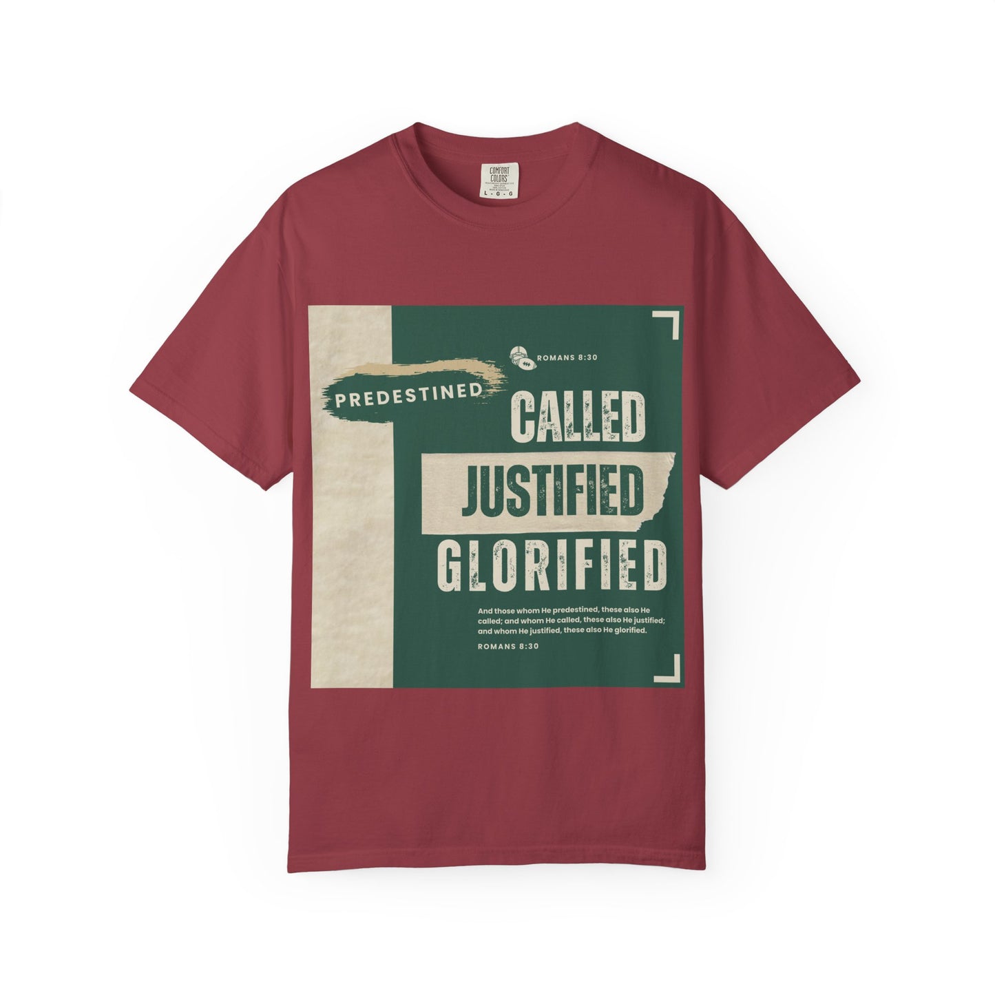 Called, Justified & Glorified Christian Faith T-shirt, Unisex Top, Religious Tee