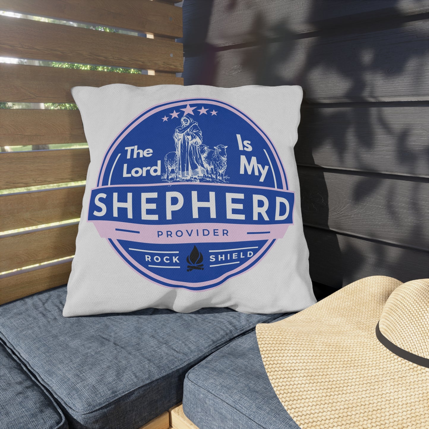 The Lord Is My Shepherd Faith-Inspired Outdoor Pillows - Home Decor