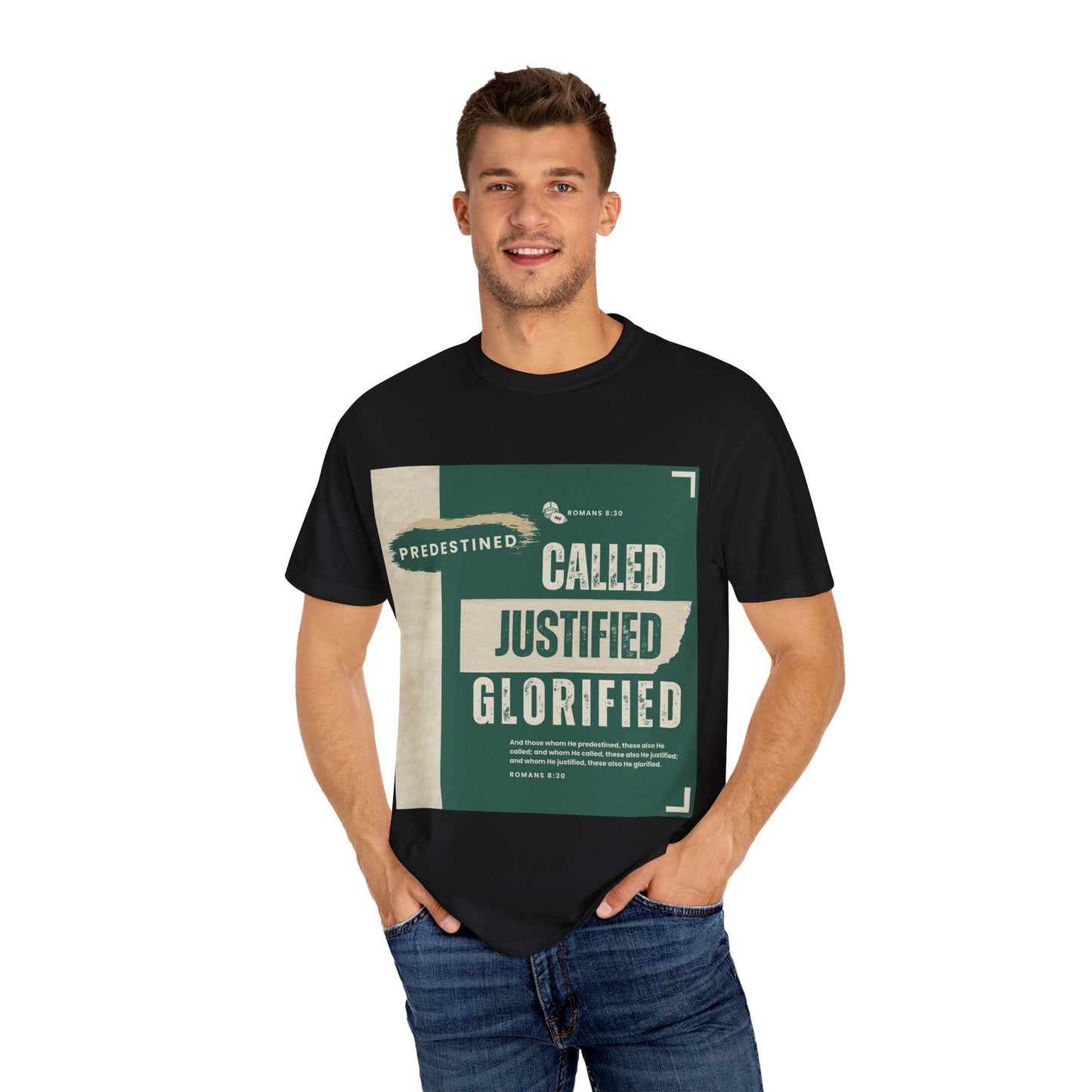 Called, Justified & Glorified Christian Faith T-shirt, Unisex Top, Religious Tee