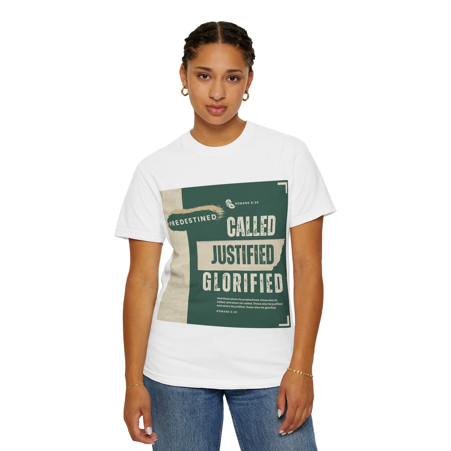Called, Justified & Glorified Christian Faith T-shirt, Unisex Top, Religious Tee