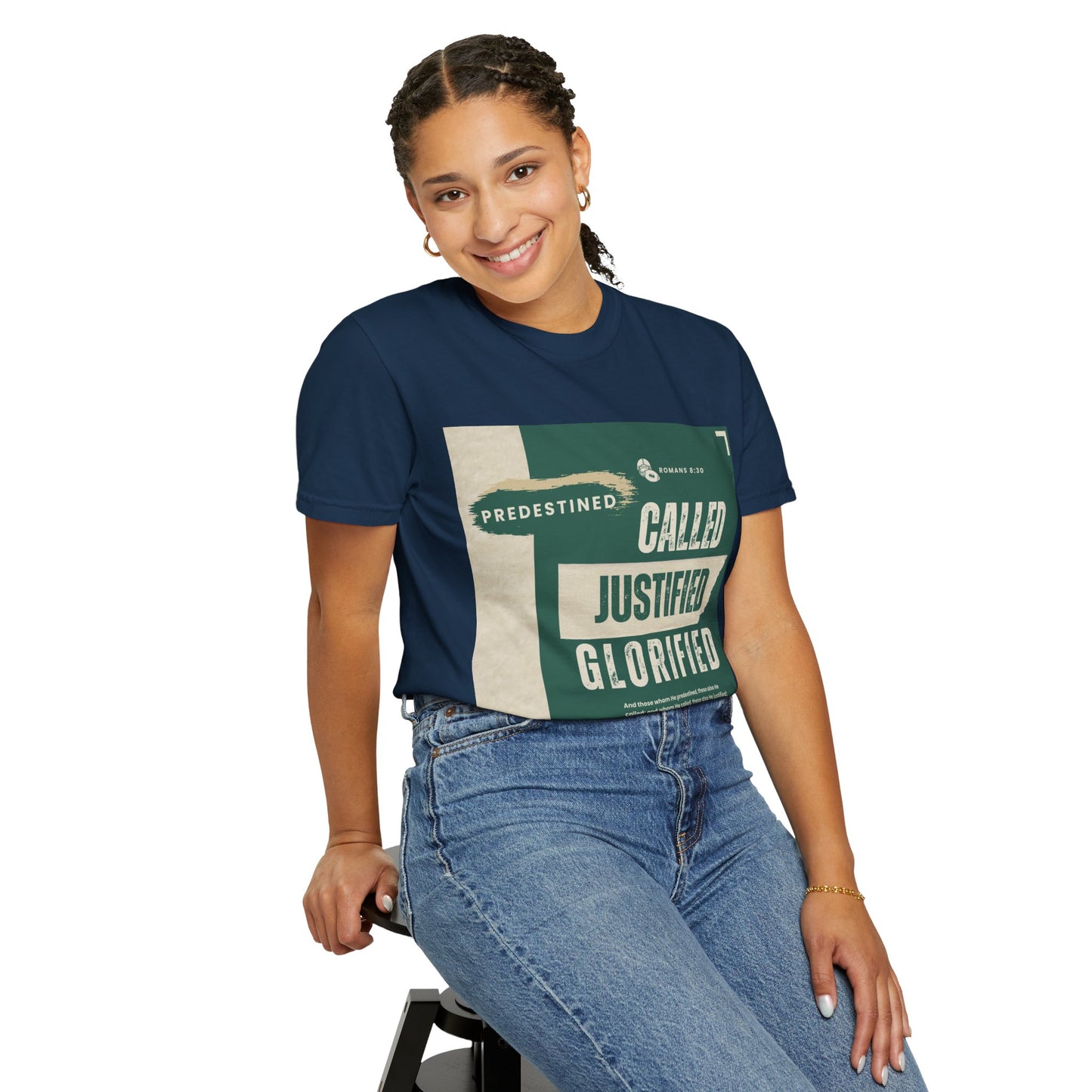 Called, Justified & Glorified Christian Faith T-shirt, Unisex Top, Religious Tee