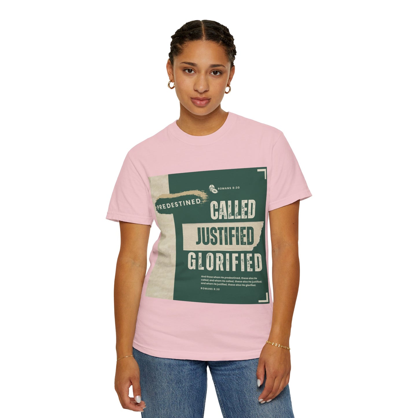 Called, Justified & Glorified Christian Faith T-shirt, Unisex Top, Religious Tee