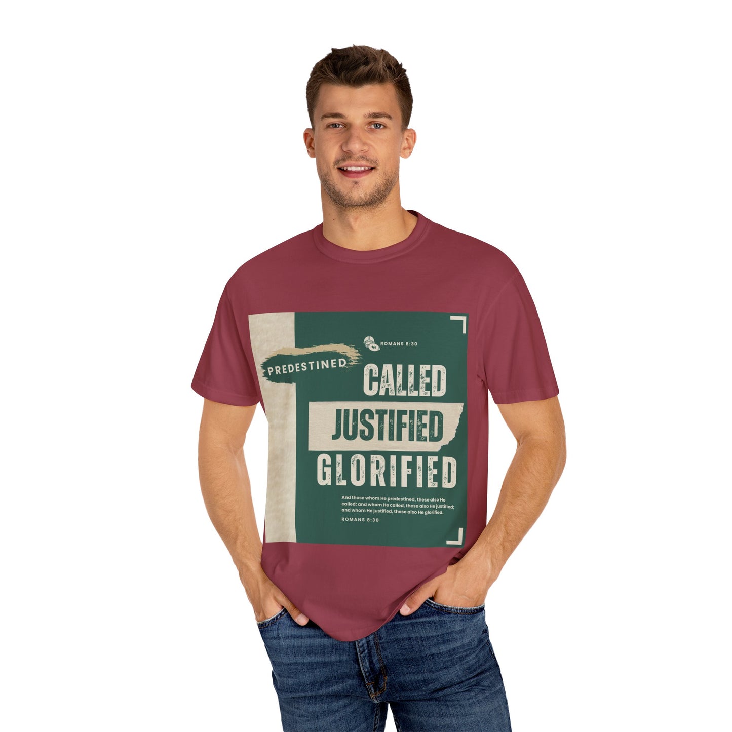 Called, Justified & Glorified Christian Faith T-shirt, Unisex Top, Religious Tee