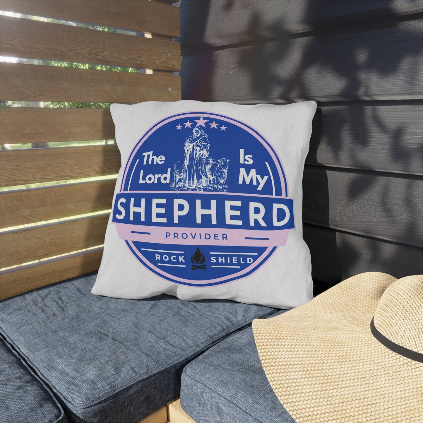 The Lord Is My Shepherd Faith-Inspired Outdoor Pillows - Home Decor