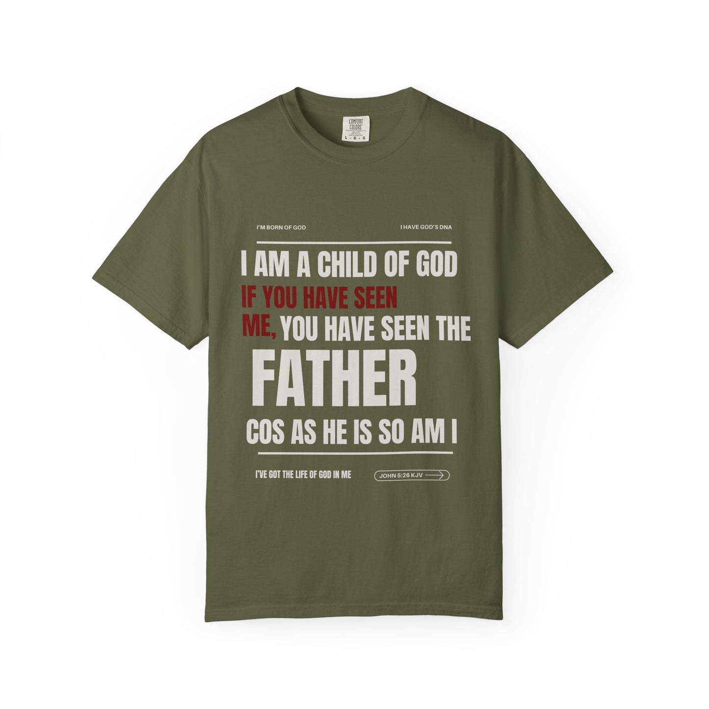I'm a Child of God Christian Shirt, Religious Christian Tee, Faith Apparel