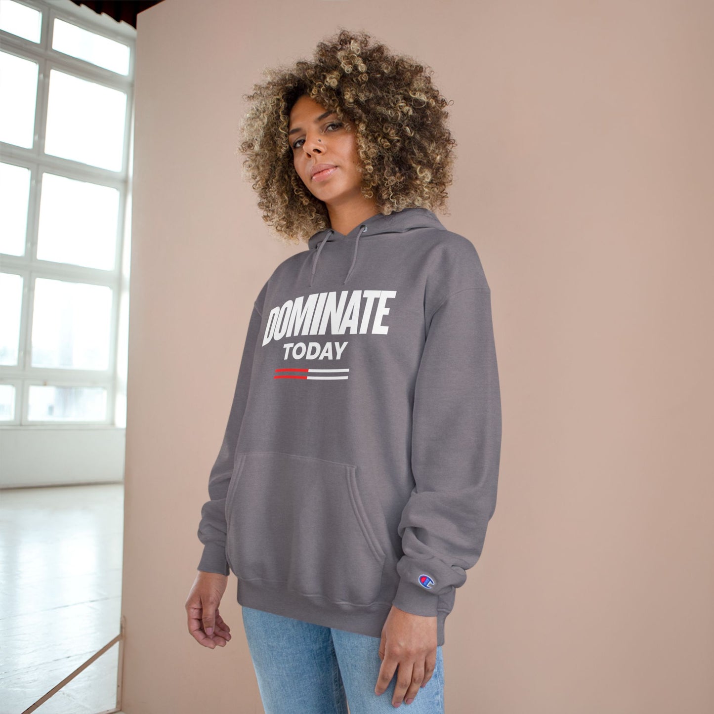 Dominate Today Hoodie | Motivational Apparel for Winners, Gym Wear, Encouragement Gift, Sports Hoodie, Fitness Fashion