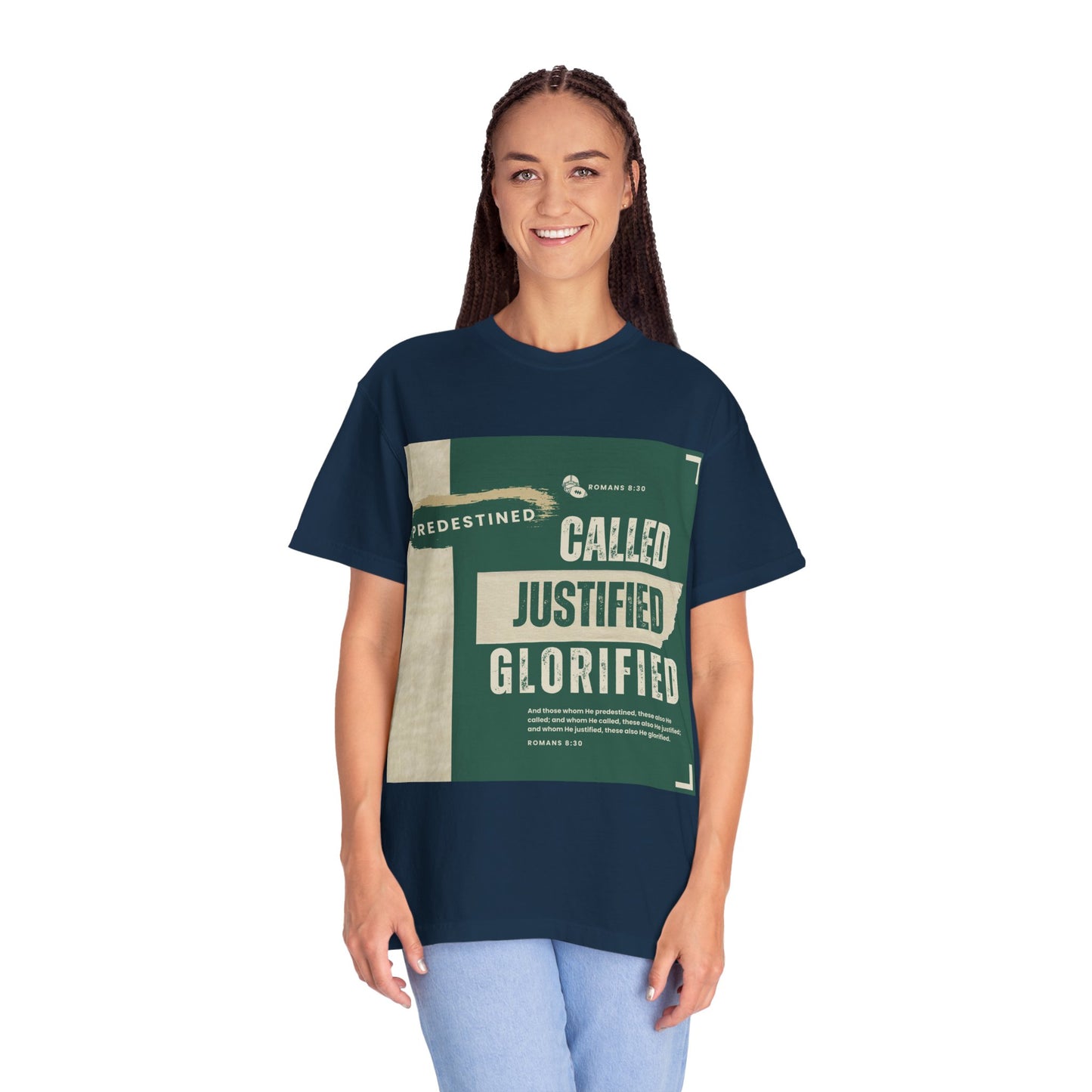 Called, Justified & Glorified Christian Faith T-shirt, Unisex Top, Religious Tee