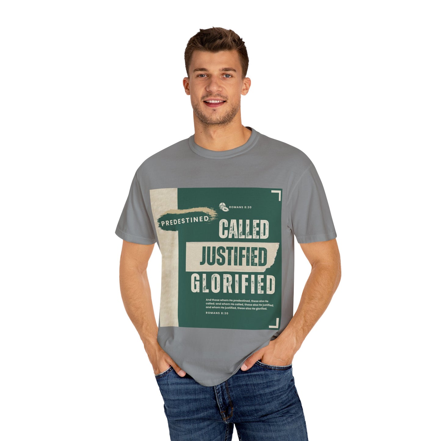 Called, Justified & Glorified Christian Faith T-shirt, Unisex Top, Religious Tee