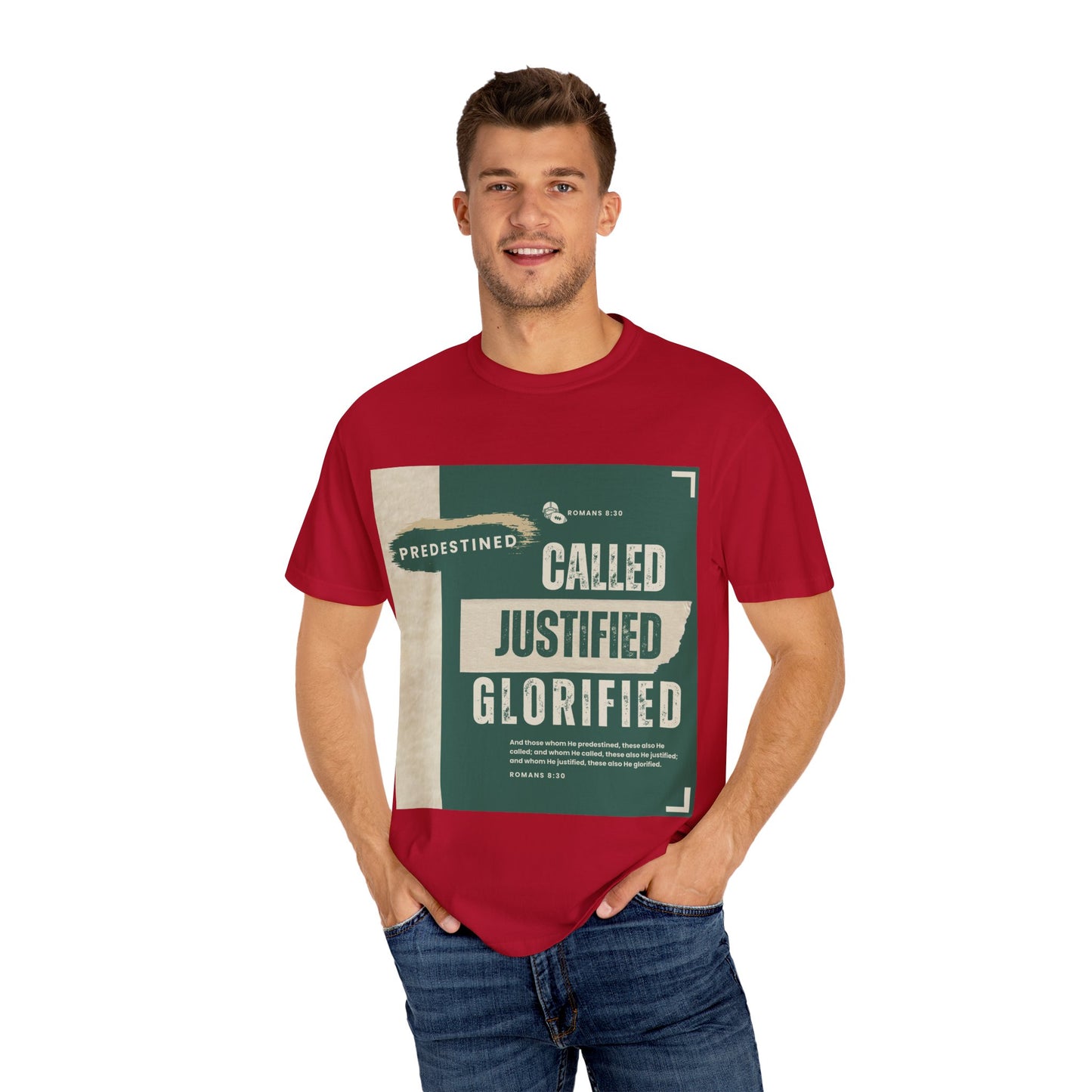 Called, Justified & Glorified Christian Faith T-shirt, Unisex Top, Religious Tee