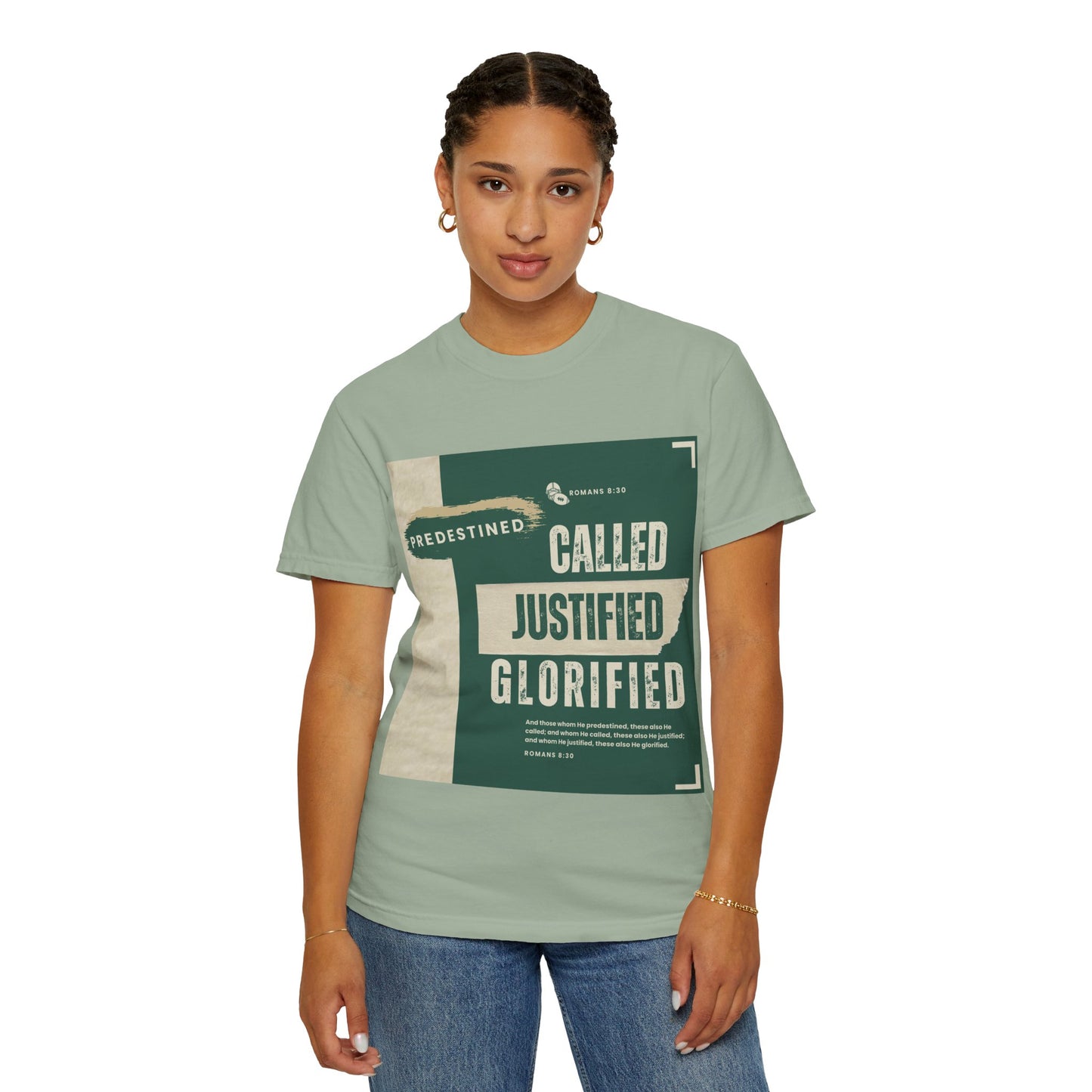 Called, Justified & Glorified Christian Faith T-shirt, Unisex Top, Religious Tee