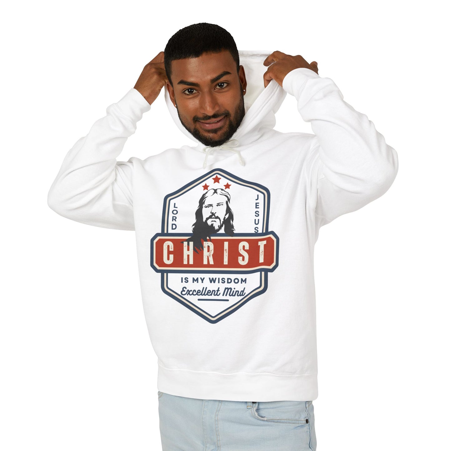 Christ is my Wisdom Unisex Hoodie - Inspirational Apparel, Christian Gift, Faith-Based Sweatshirt, Religious Clothing, Motivational Wear