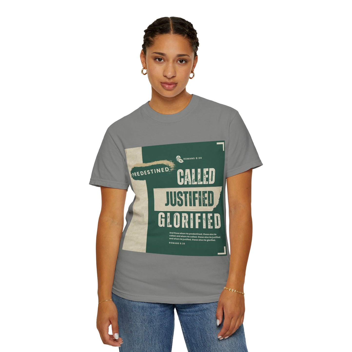 Called, Justified & Glorified Christian Faith T-shirt, Unisex Top, Religious Tee