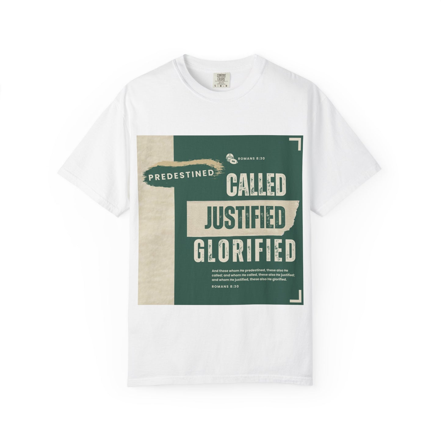 Called, Justified & Glorified Christian Faith T-shirt, Unisex Top, Religious Tee