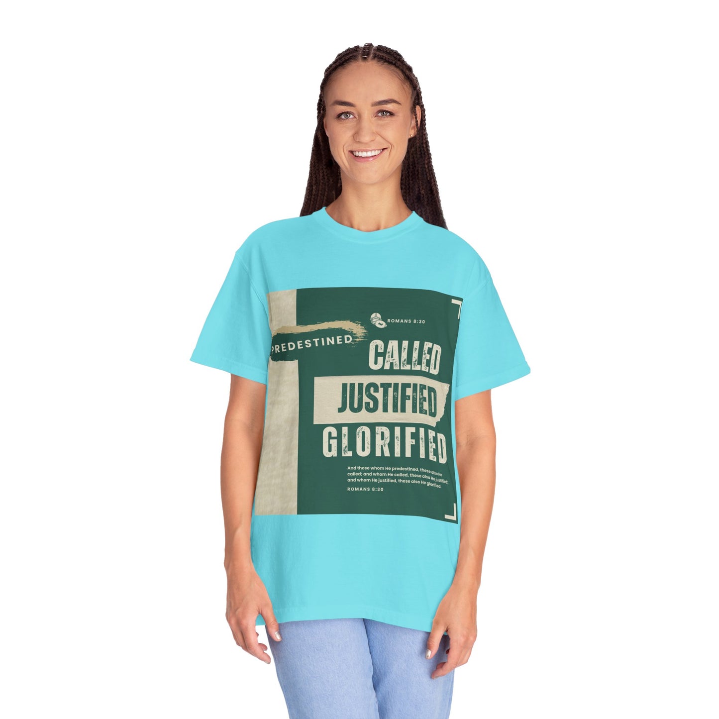 Called, Justified & Glorified Christian Faith T-shirt, Unisex Top, Religious Tee