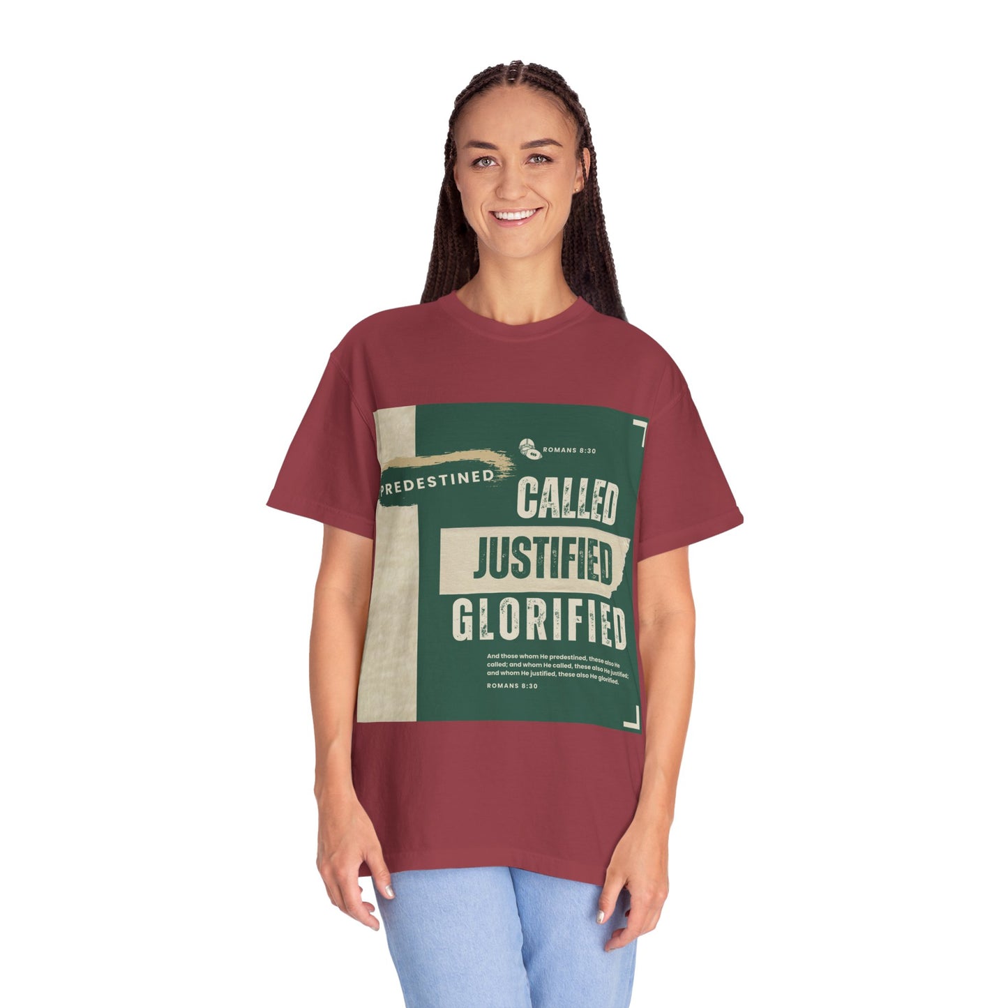 Called, Justified & Glorified Christian Faith T-shirt, Unisex Top, Religious Tee