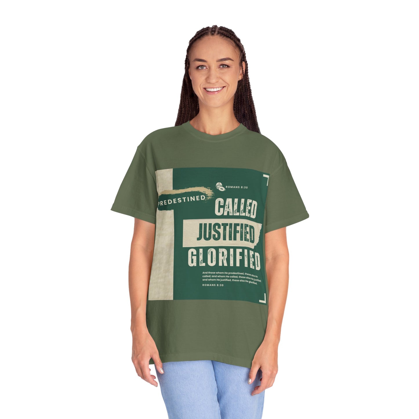 Called, Justified & Glorified Christian Faith T-shirt, Unisex Top, Religious Tee