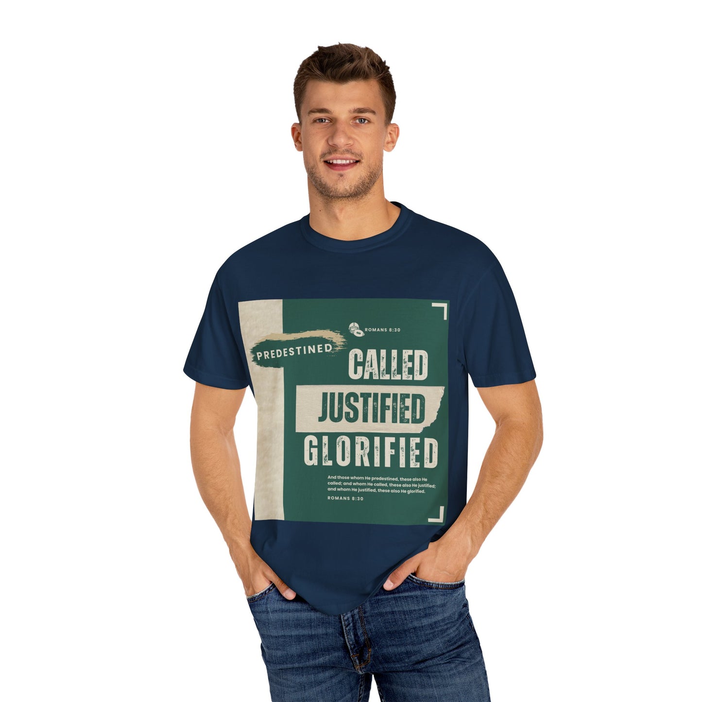 Called, Justified & Glorified Christian Faith T-shirt, Unisex Top, Religious Tee