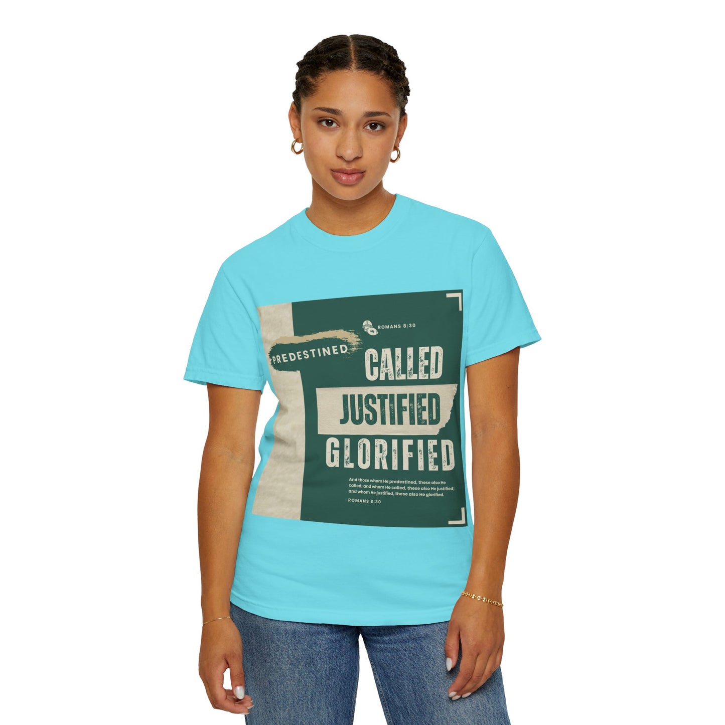 Called, Justified & Glorified Christian Faith T-shirt, Unisex Top, Religious Tee