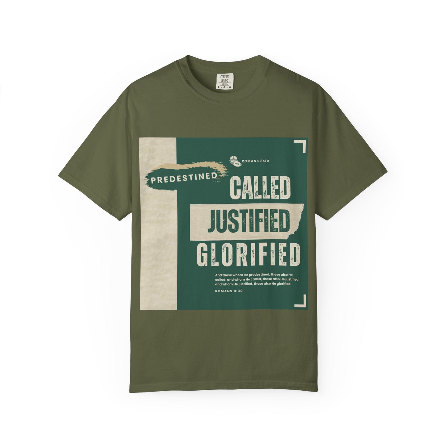 Called, Justified & Glorified Christian Faith T-shirt, Unisex Top, Religious Tee