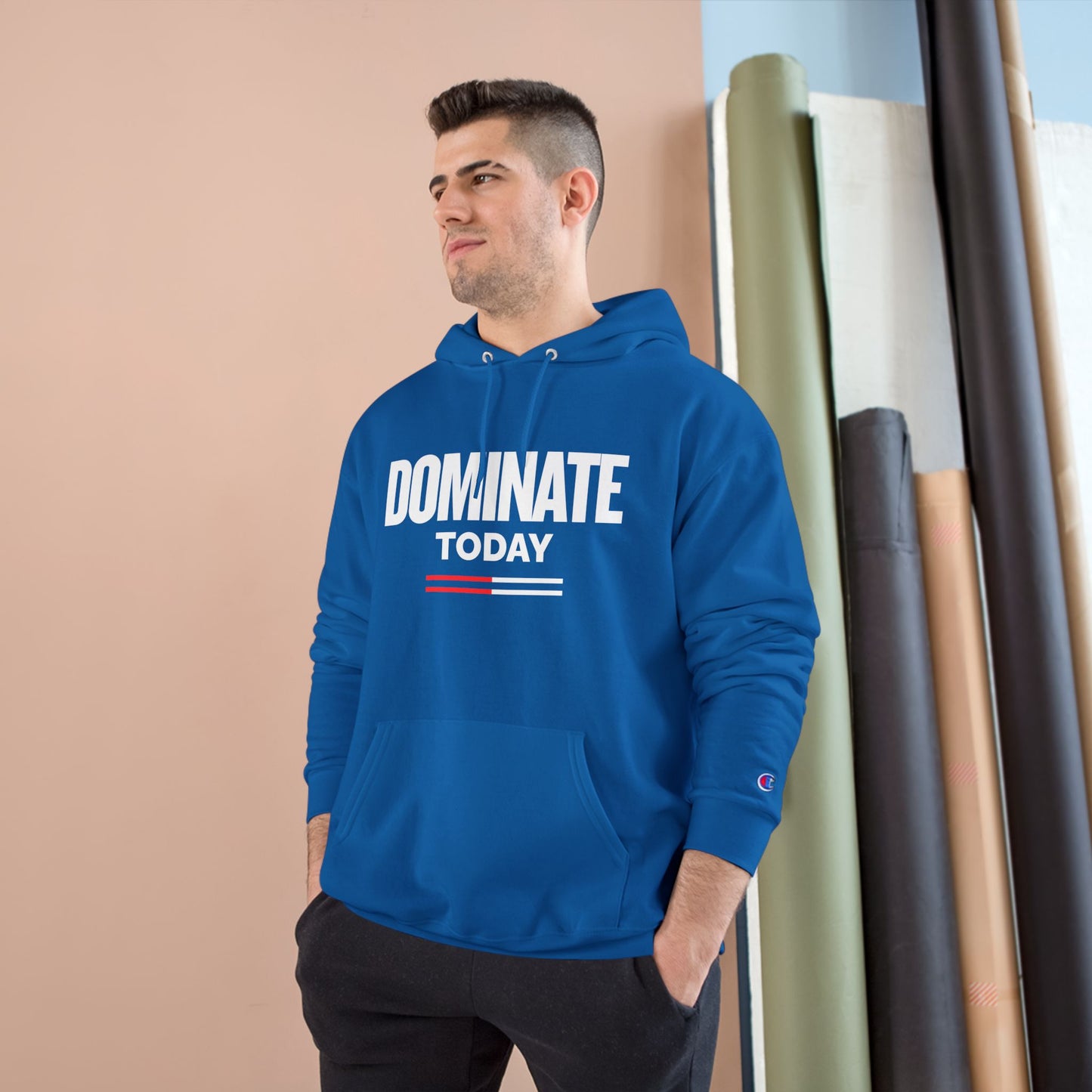 Dominate Today Hoodie | Motivational Apparel for Winners, Gym Wear, Encouragement Gift, Sports Hoodie, Fitness Fashion