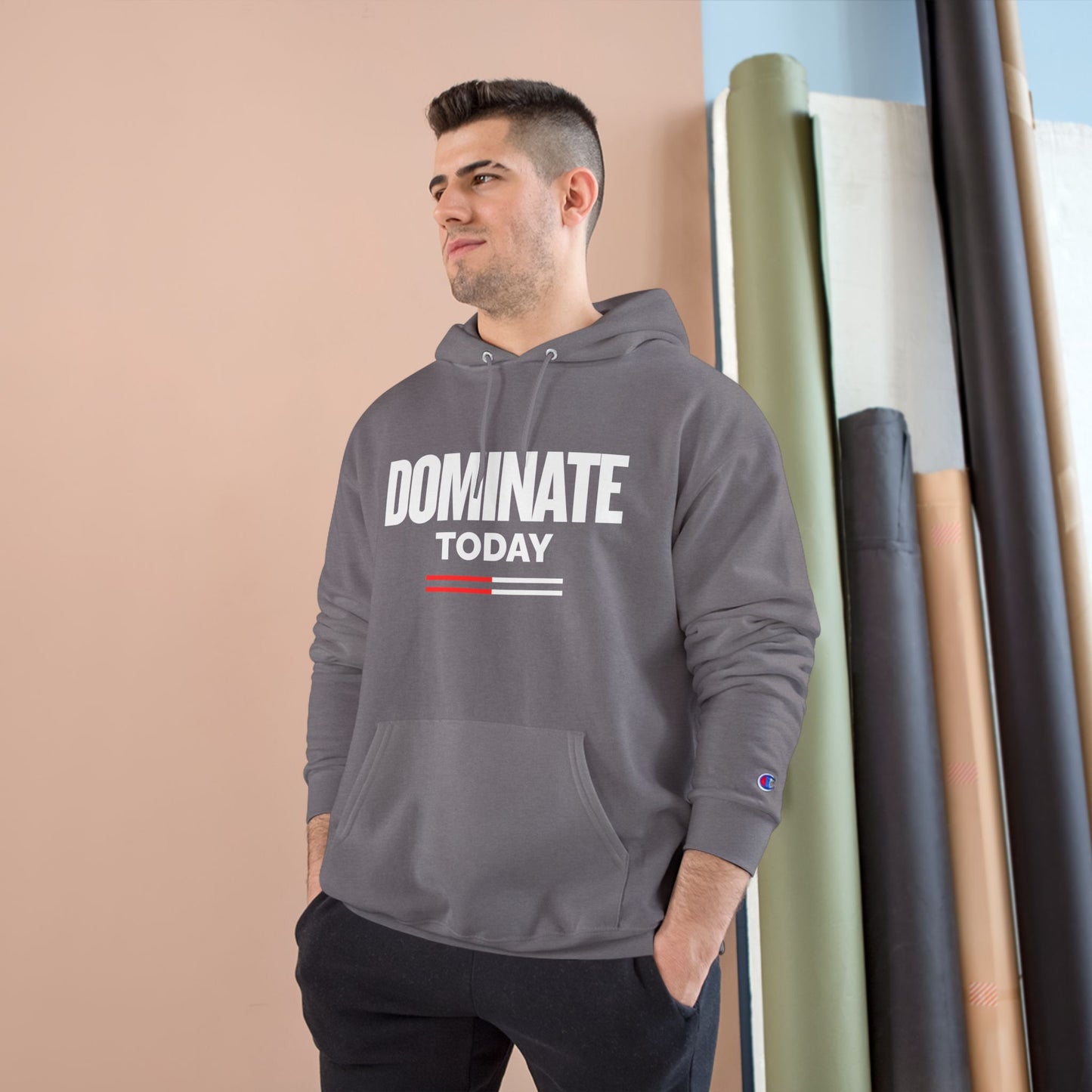 Dominate Today Hoodie | Motivational Apparel for Winners, Gym Wear, Encouragement Gift, Sports Hoodie, Fitness Fashion