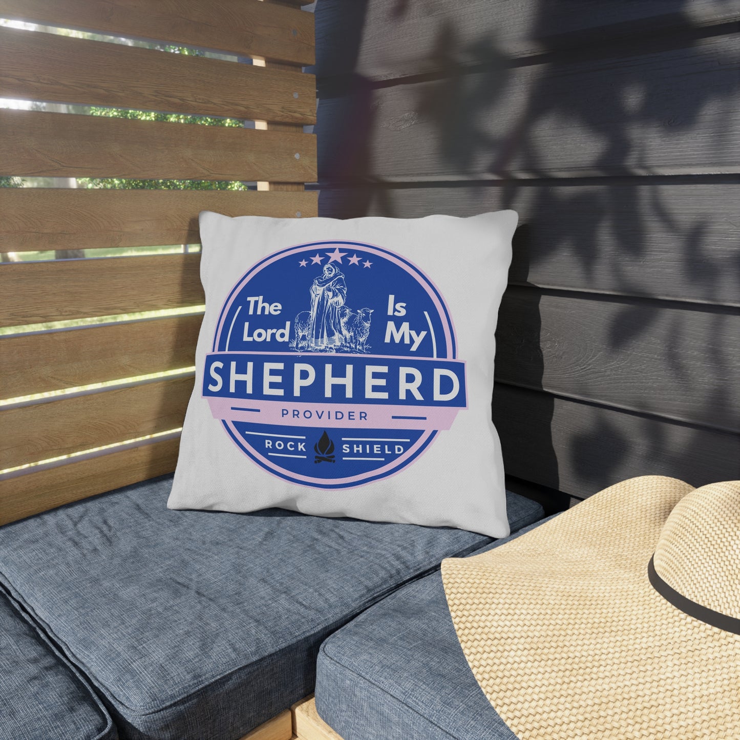 The Lord Is My Shepherd Faith-Inspired Outdoor Pillows - Home Decor