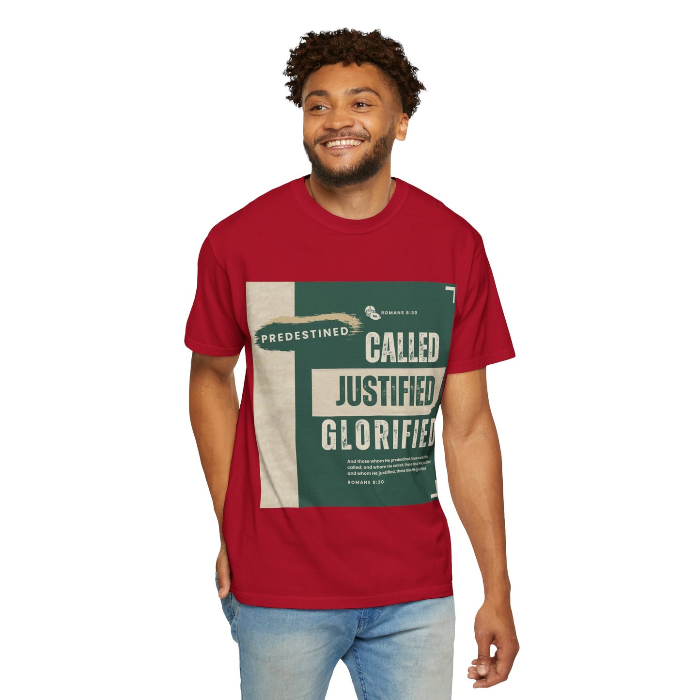 Called, Justified & Glorified Christian Faith T-shirt, Unisex Top, Religious Tee