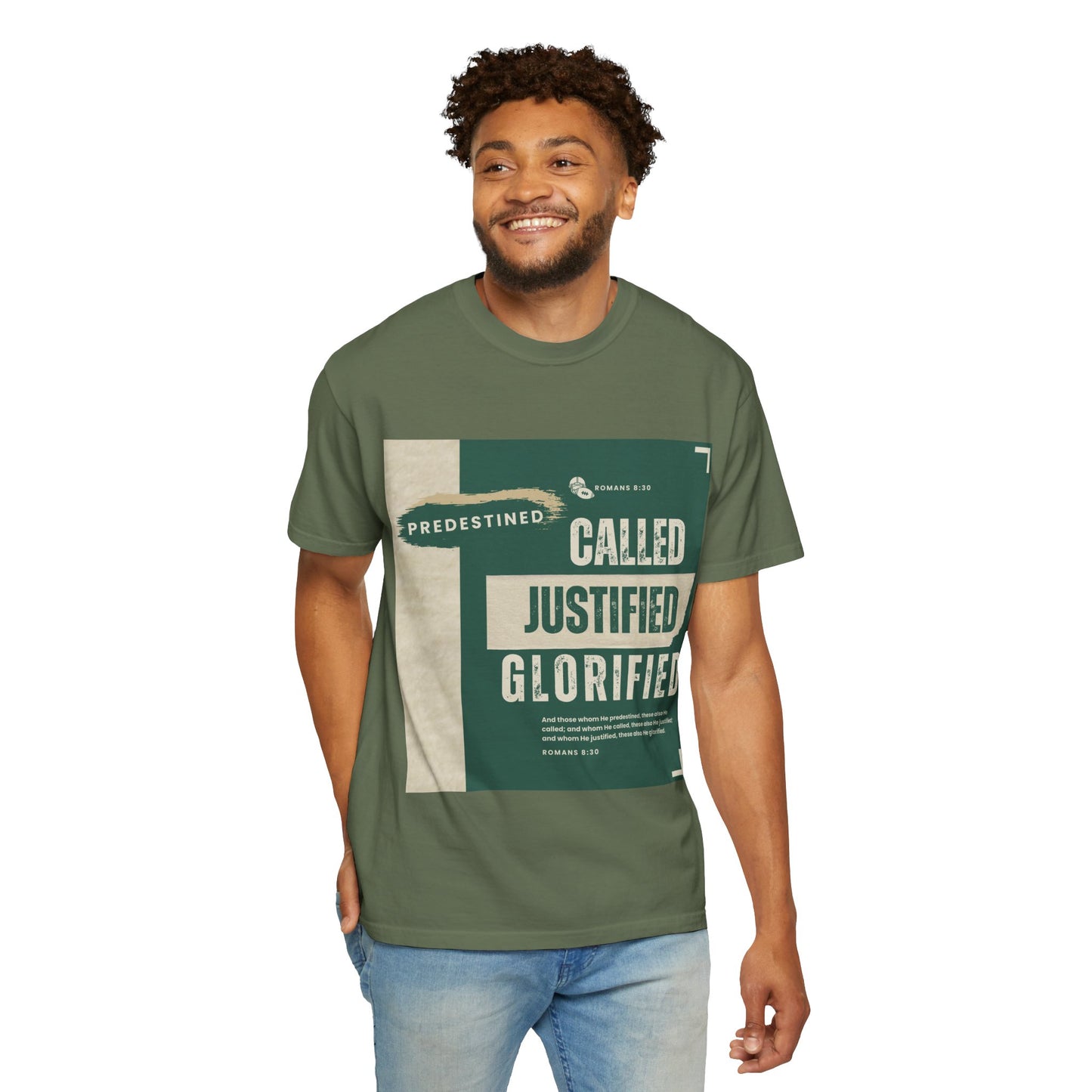 Called, Justified & Glorified Christian Faith T-shirt, Unisex Top, Religious Tee