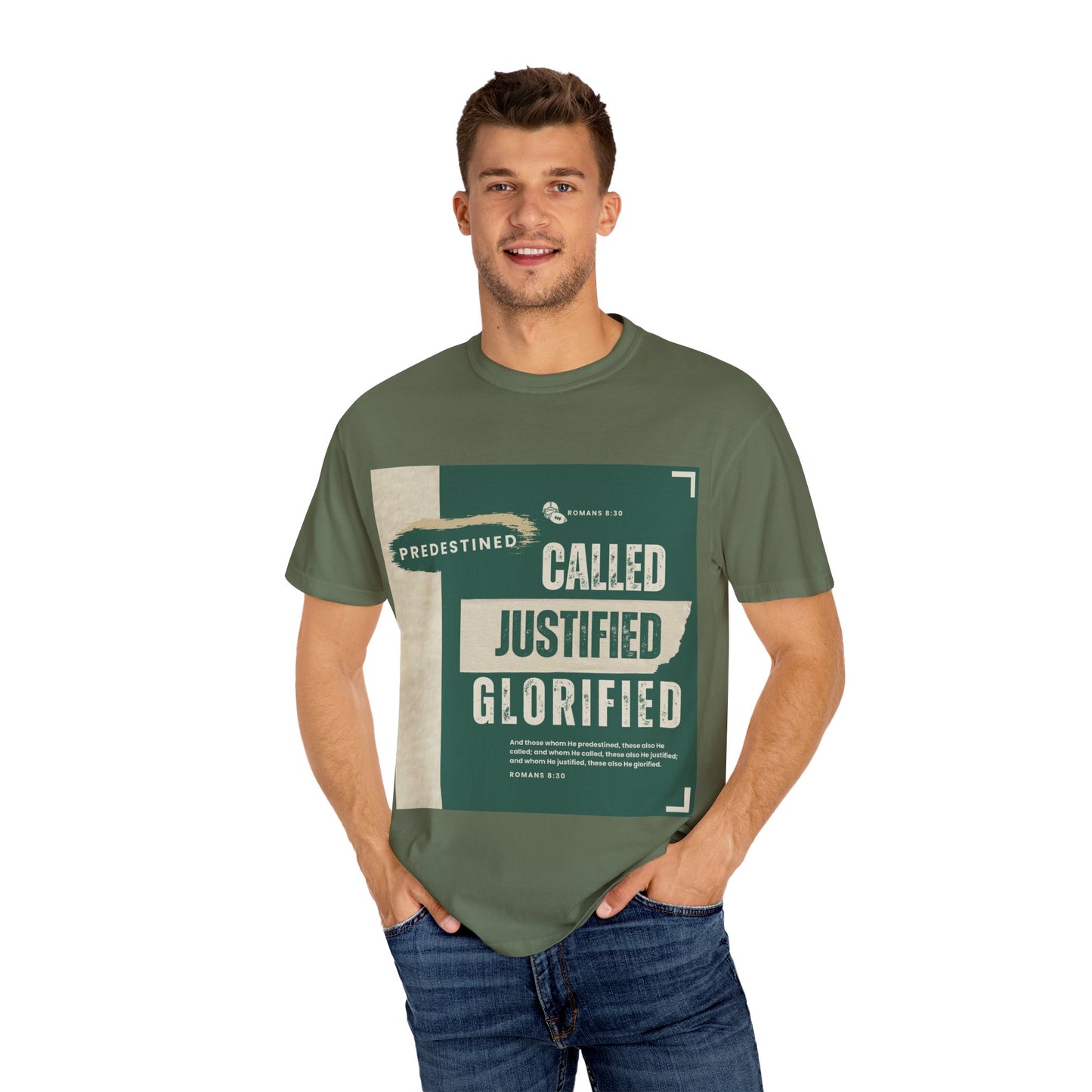 Called, Justified & Glorified Christian Faith T-shirt, Unisex Top, Religious Tee