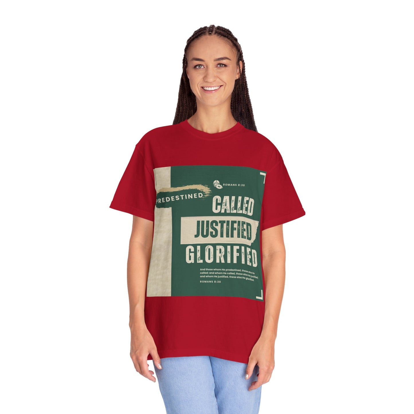 Called, Justified & Glorified Christian Faith T-shirt, Unisex Top, Religious Tee