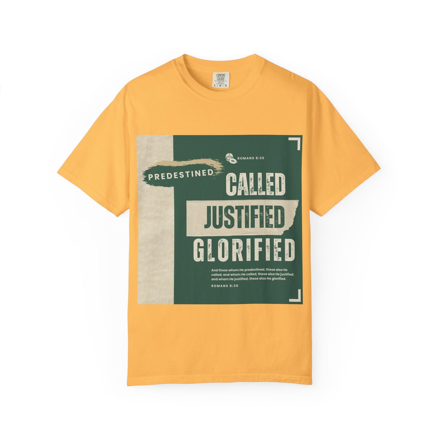 Called, Justified & Glorified Christian Faith T-shirt, Unisex Top, Religious Tee