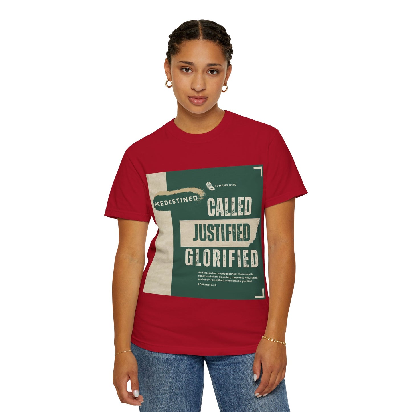 Called, Justified & Glorified Christian Faith T-shirt, Unisex Top, Religious Tee