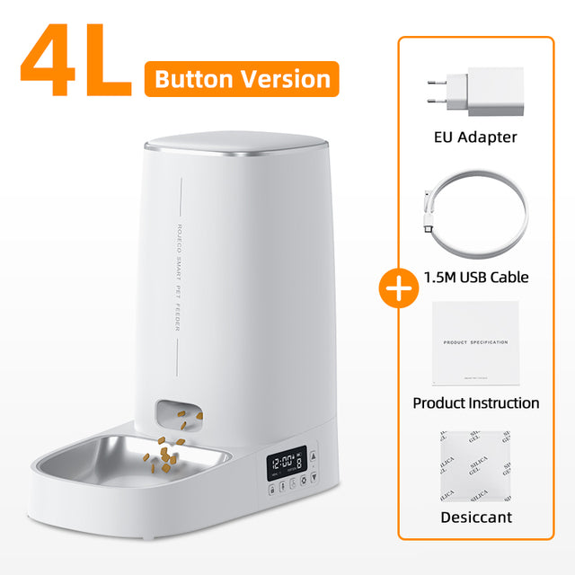 4L Automatic Pet Feeder Cat & Dog Food Dispenser Accessorie