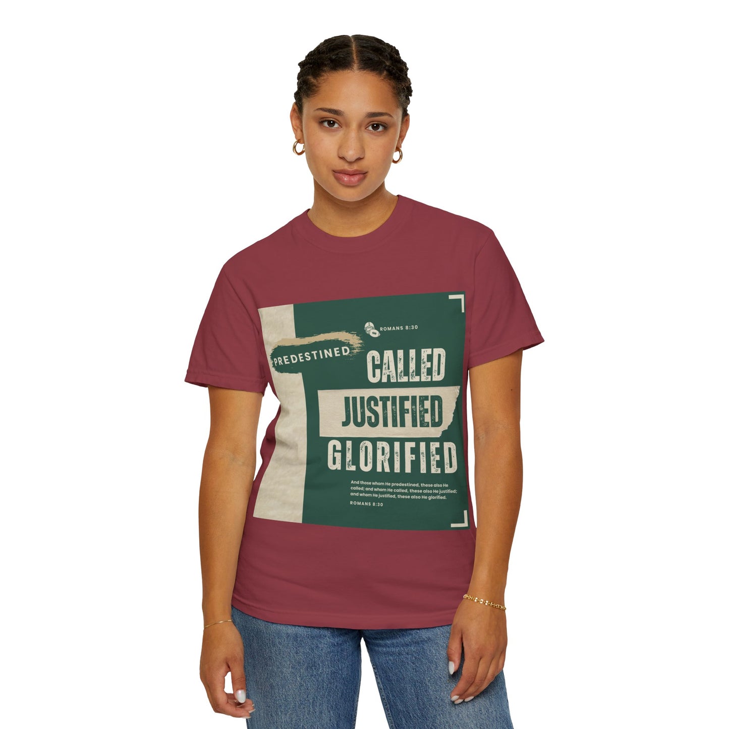 Called, Justified & Glorified Christian Faith T-shirt, Unisex Top, Religious Tee