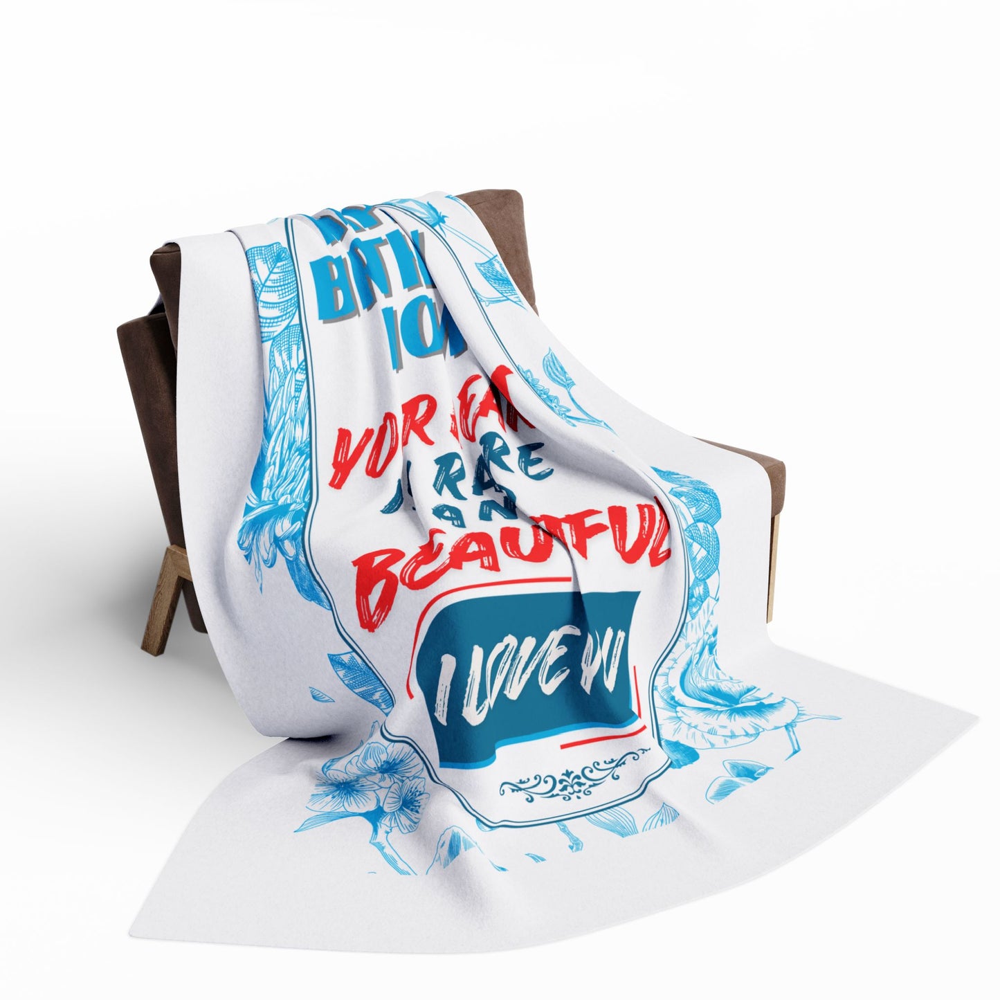 Birthday Gift for Mom  Arctic Fleece Blanket - Your Heart is Rare and Beautiful