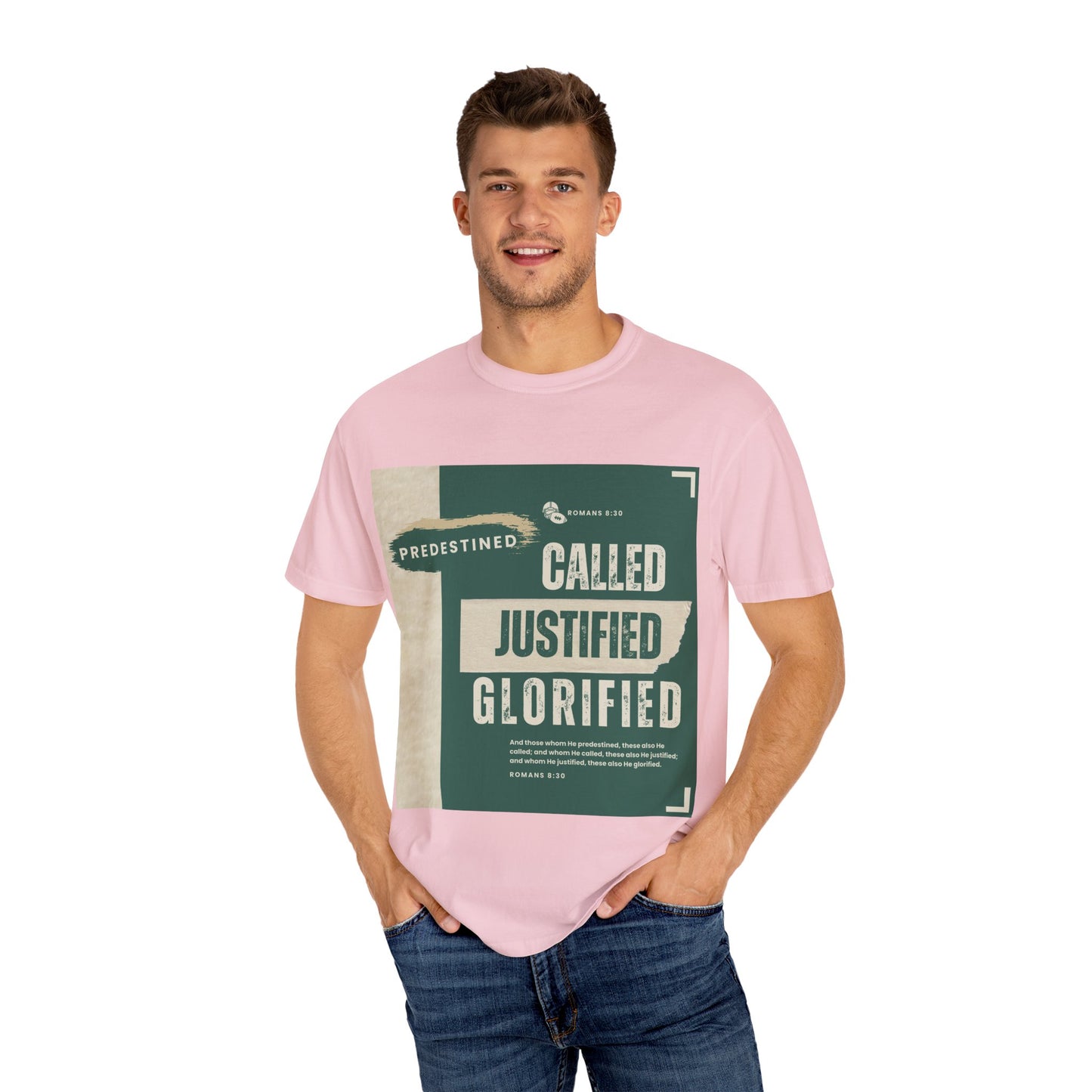 Called, Justified & Glorified Christian Faith T-shirt, Unisex Top, Religious Tee
